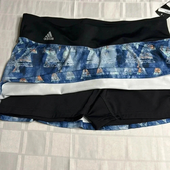 Adidas blue Skort,NEW ,women large,activewear , tennis,pickleball, resort wear. - Picture 3 of 12